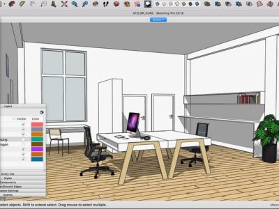 Khóa Học Thiết Kế Sketchup Cơ Bản